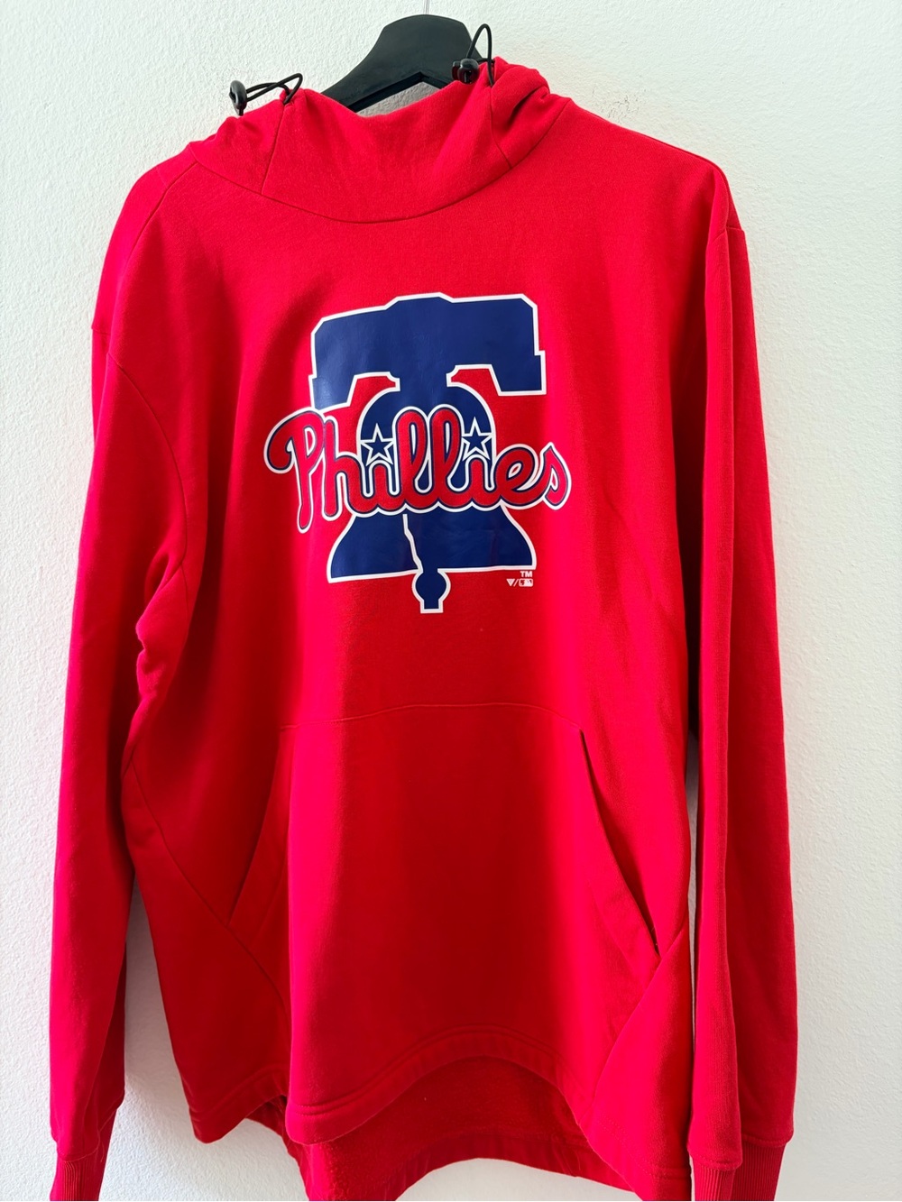 Phillies Red Performance Hoodie Jacket